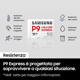 P9 Express microSD Memory Card 512 GB White