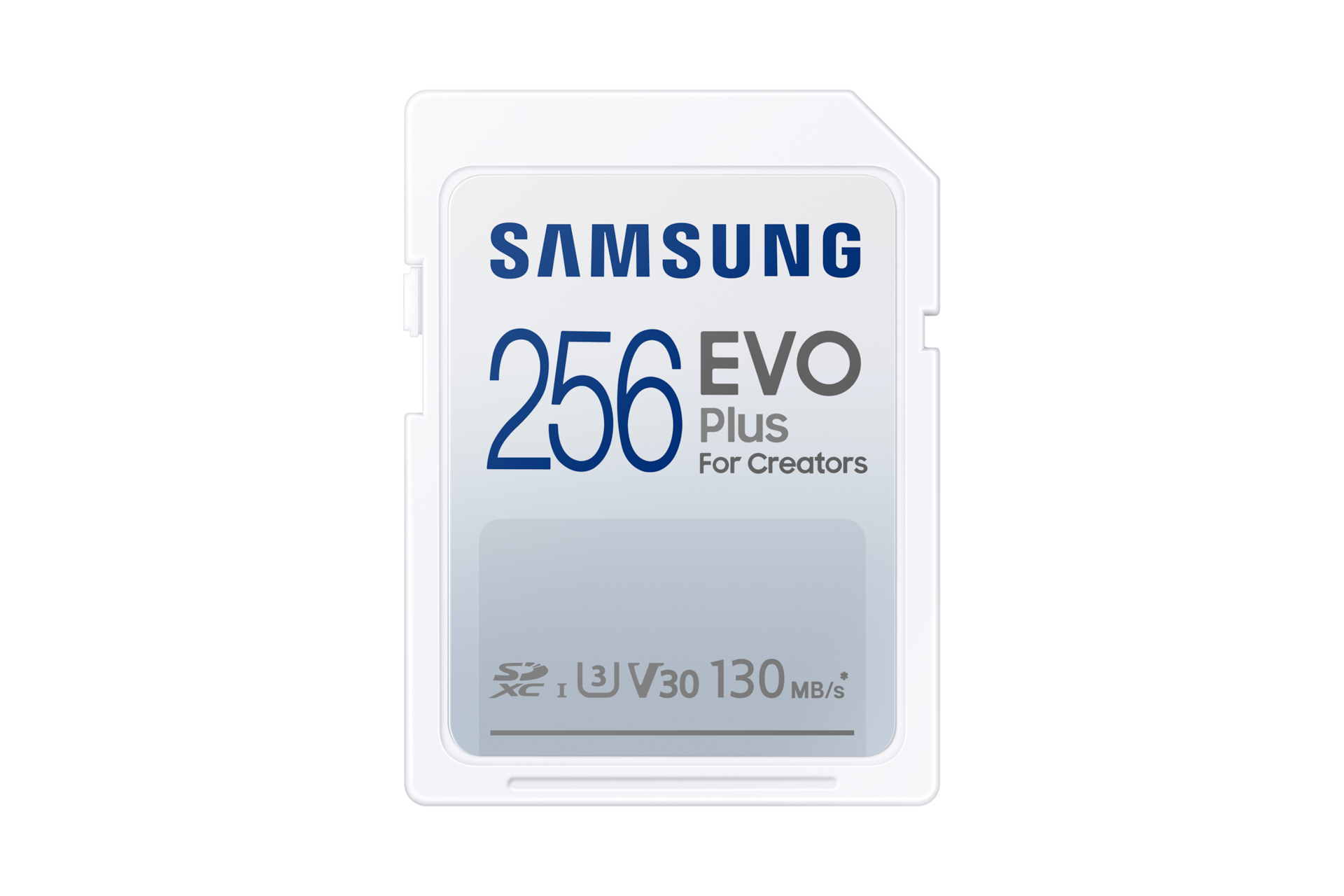 Samsung EVO Plus SD Card - Scheda di memoria 256GB, White