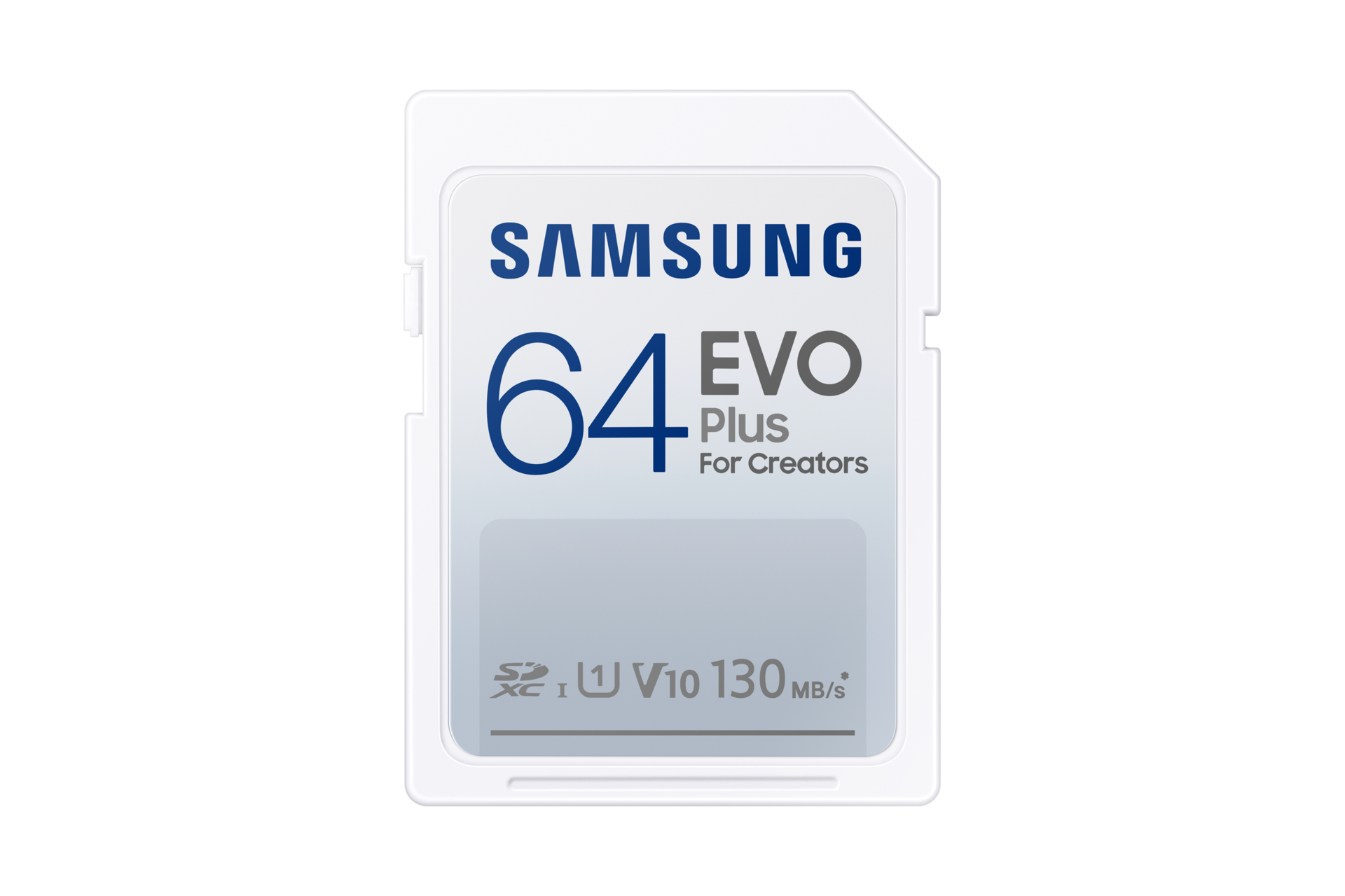 Samsung EVO Plus SD Card - Scheda di memoria 64GB, White