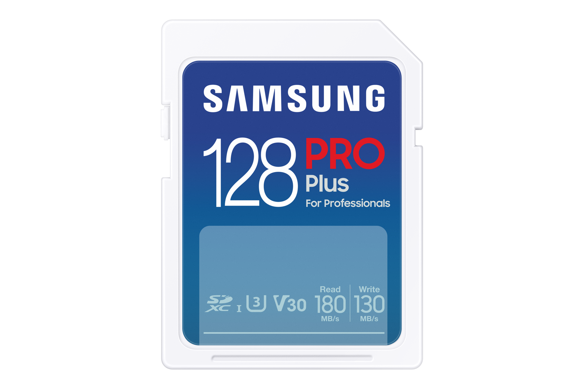 Samsung PRO Plus SD Card - Scheda di memoria 128GB (2023), White