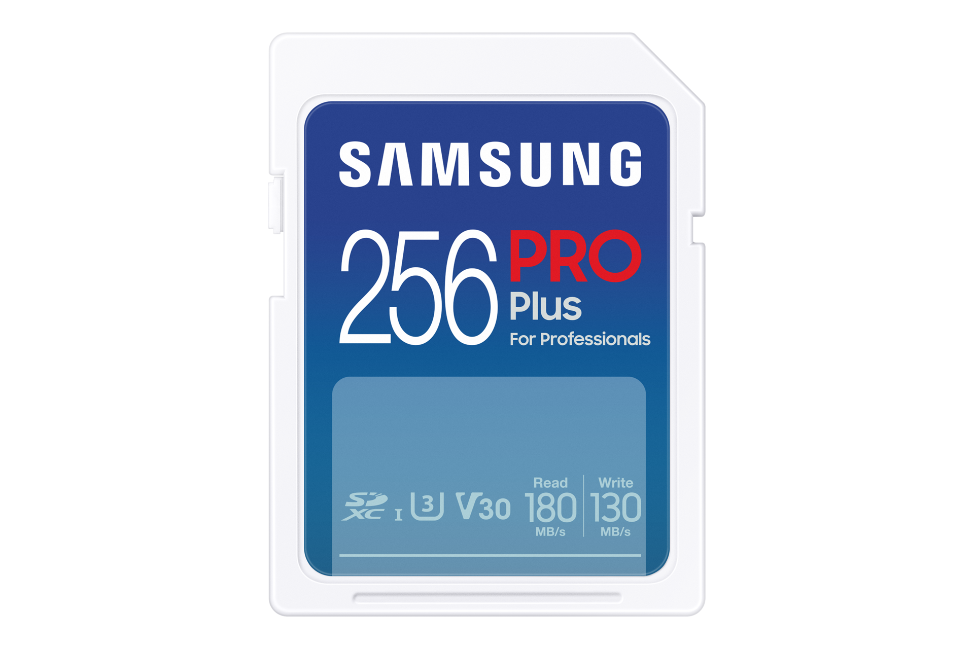 Samsung PRO Plus SD Card - Scheda di memoria 256GB (2023), White