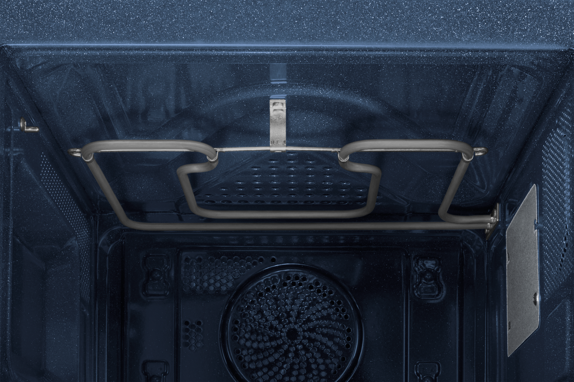 front-open-grill Black