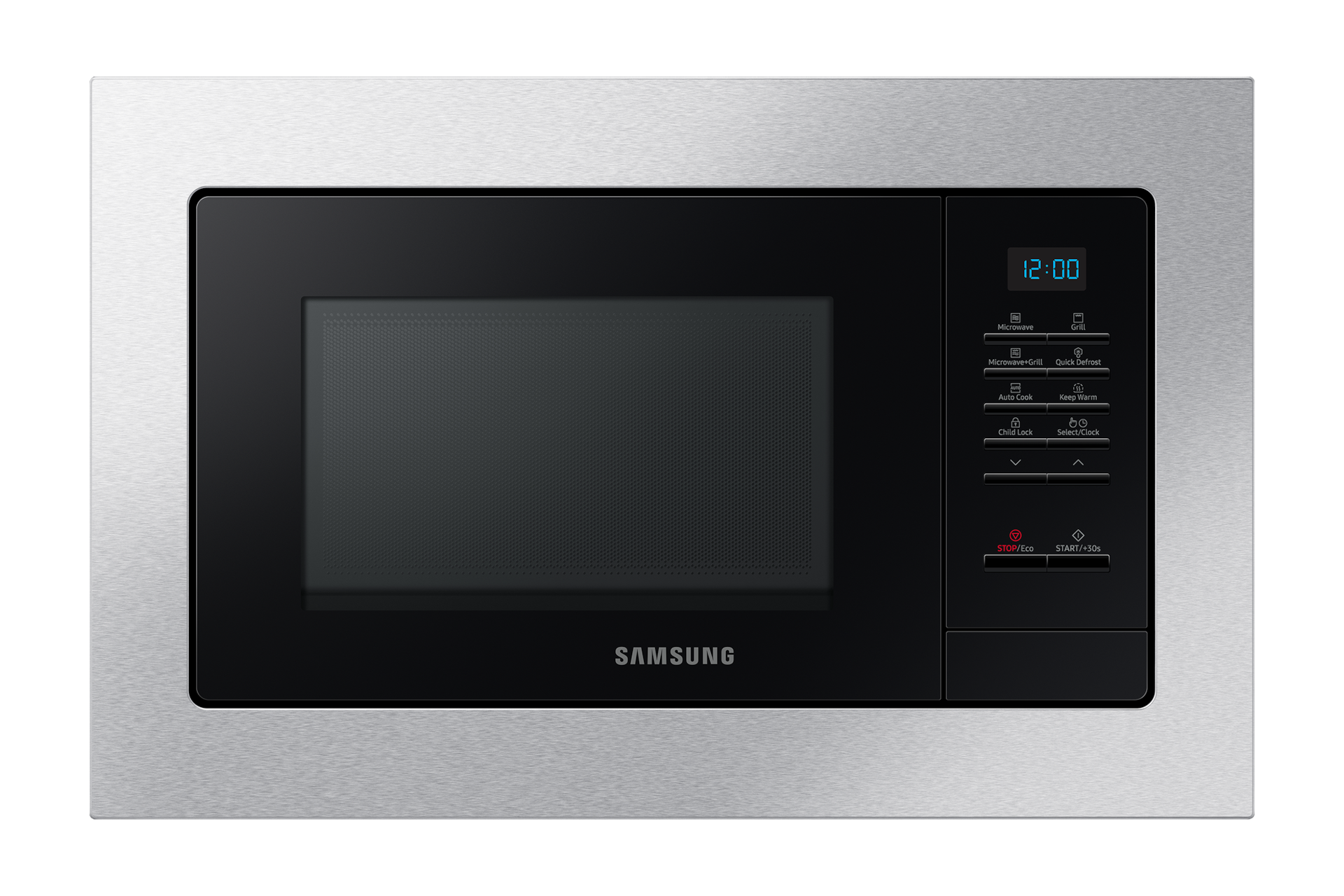 Samsung MS23A7318AK Forno microonde da incasso - Capacità 23 l -  Scongelamento - Larghezza 49 cm - Altezza 28 cm - Touch control - Vetro  nero - Forni microonde incasso - Elettrodomestici da Incasso