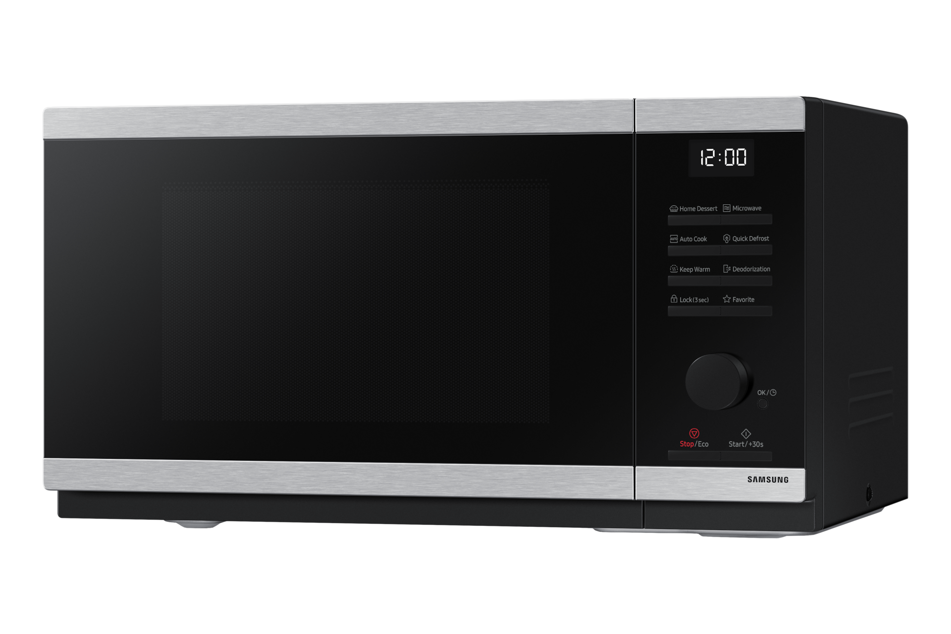 MW4000D Grill/Solo MWO With Grill Fry and Bread Defrost R-Perspective Silver 