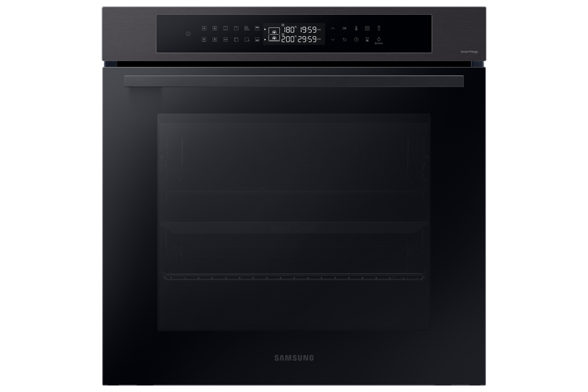 Forno Samsung Dual Cook Serie 4 76L NV7B4240UBB, Black