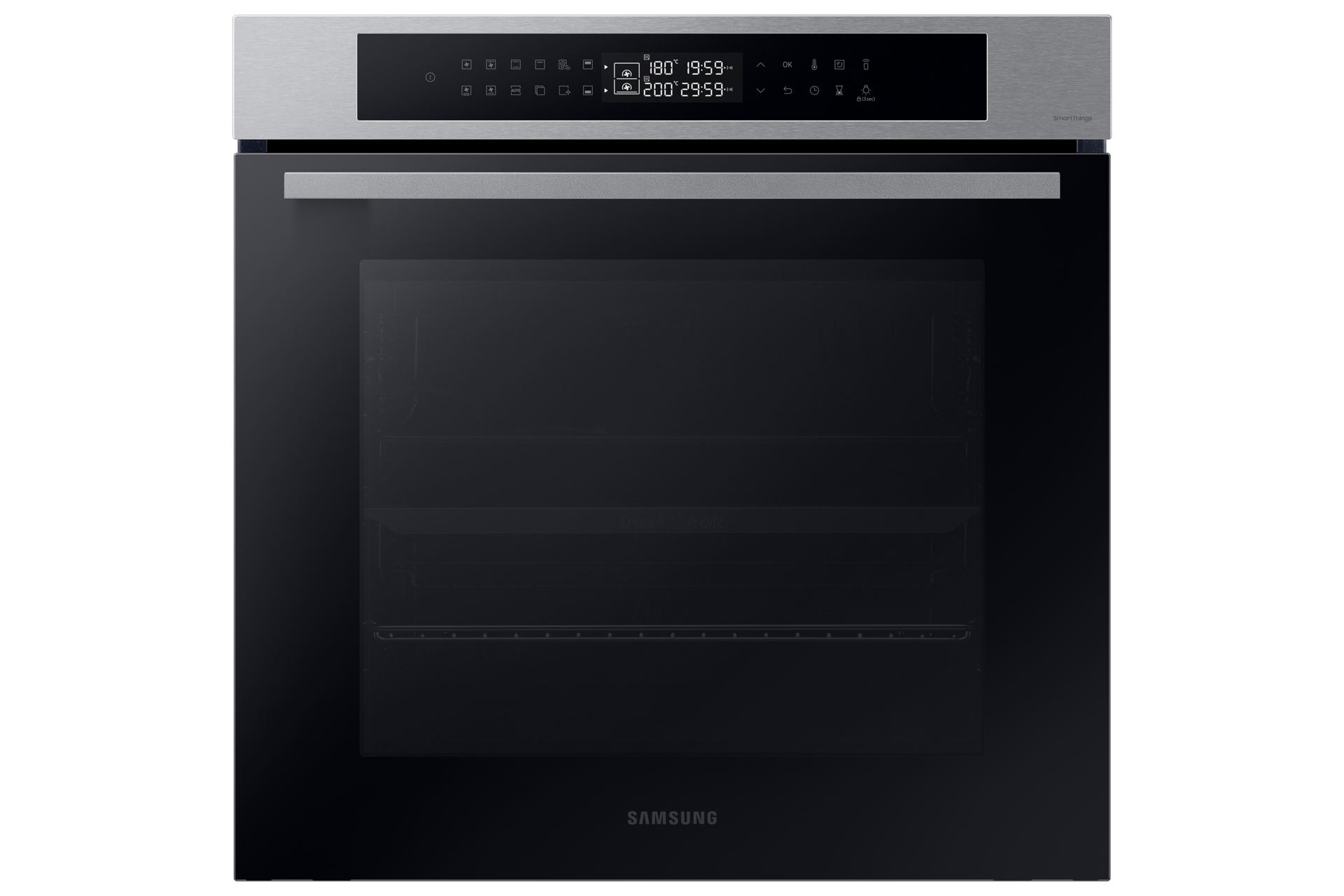 Forno Samsung Dual Cook Serie 4 76L NV7B4240UBS, Silver