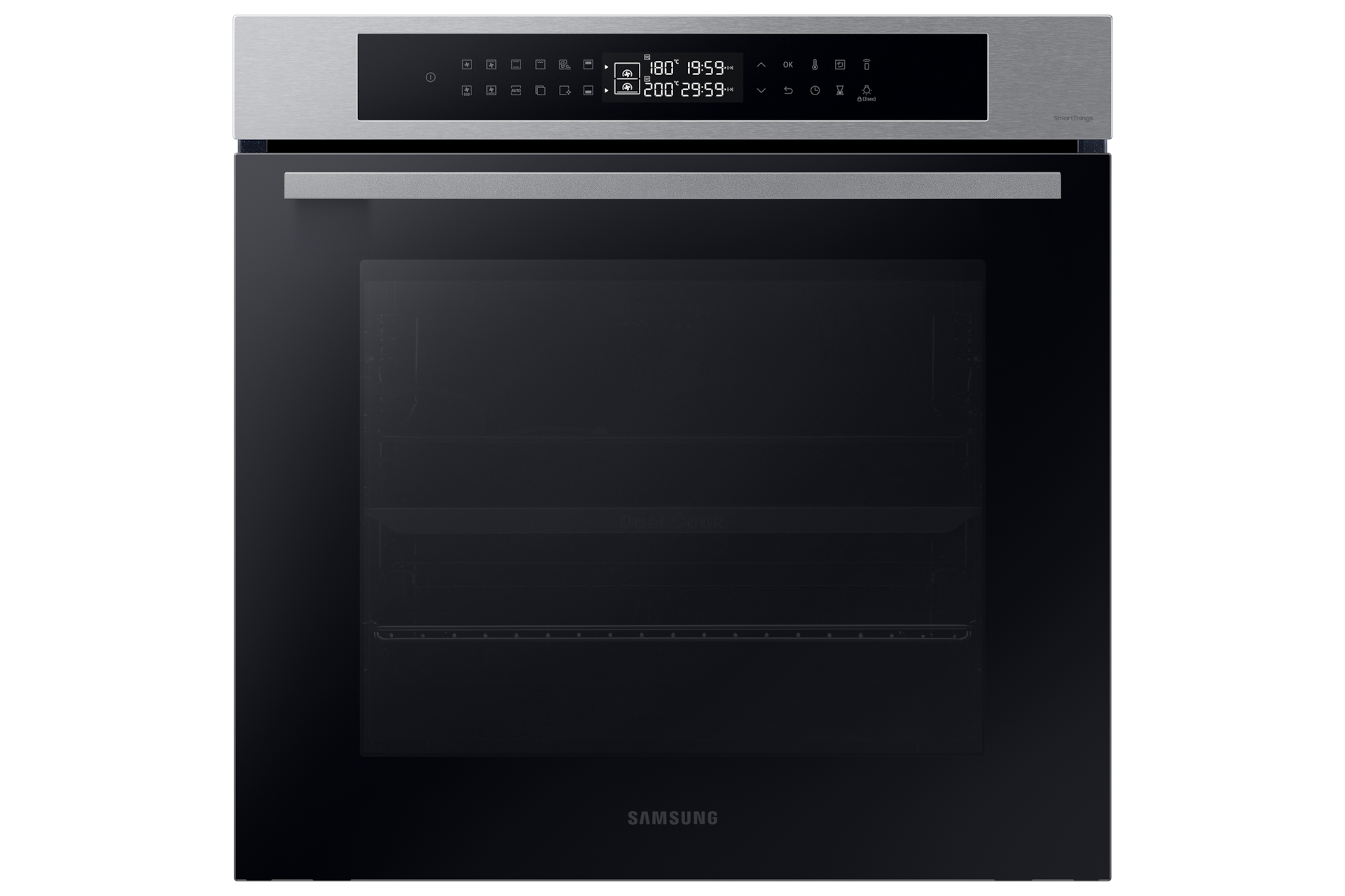 Forno Samsung Dual Cook Serie 4 76L NV7B4240UBS, Silver