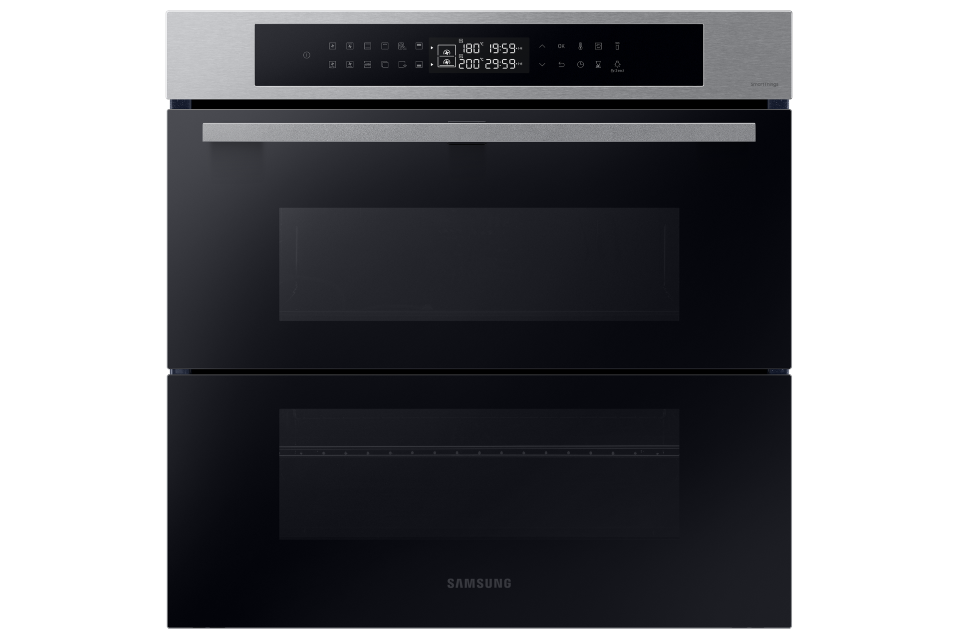 Forno Samsung Dual Cook Flex™ Serie 4 76L NV7B4340UBS, Silver