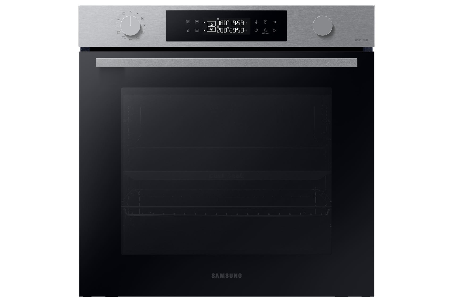 Forno Samsung Dual Cook Serie 4 76L NV7B44403BS, Silver