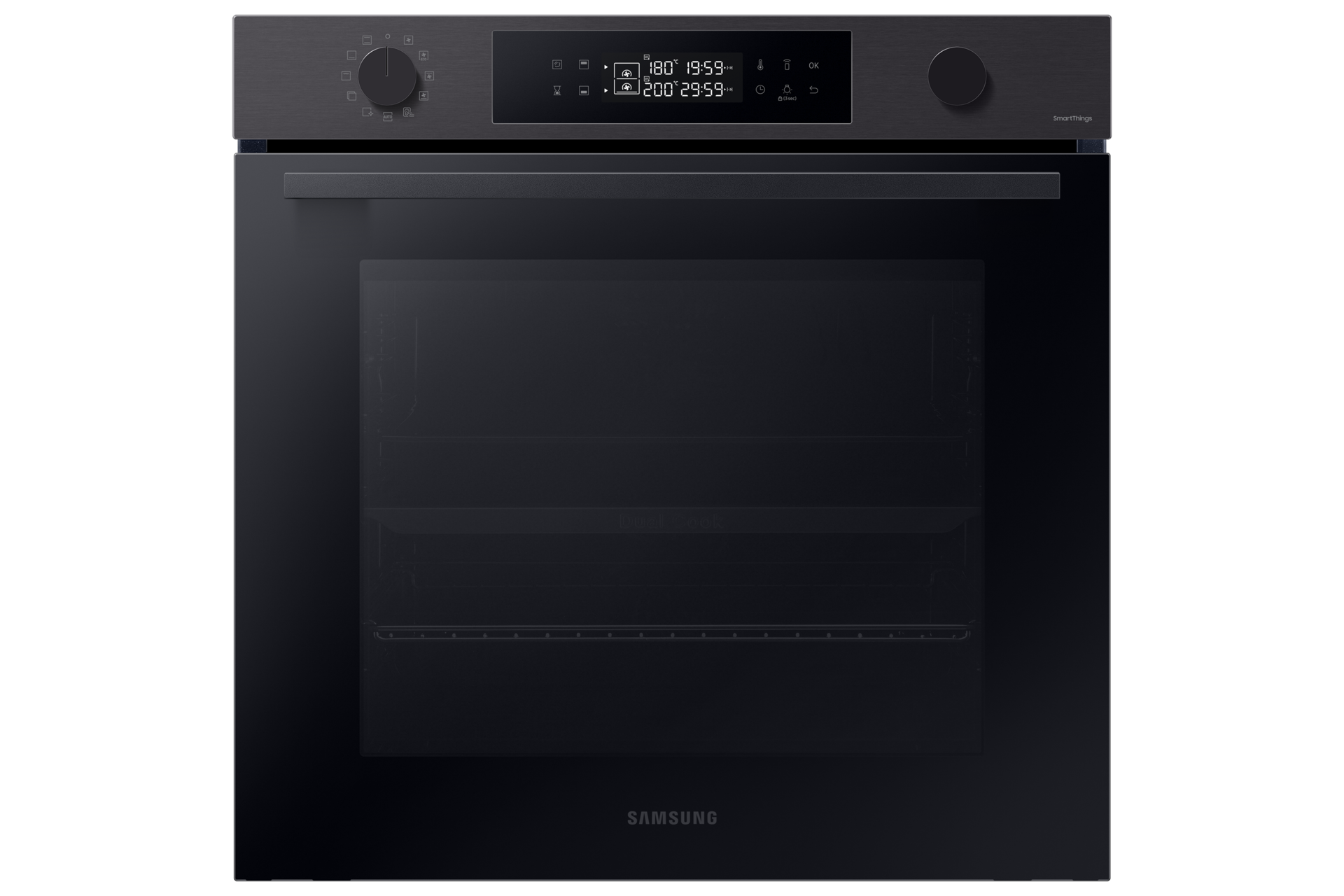 Forno Samsung Dual Cook Serie 4 76L NV7B4440VBB, Black