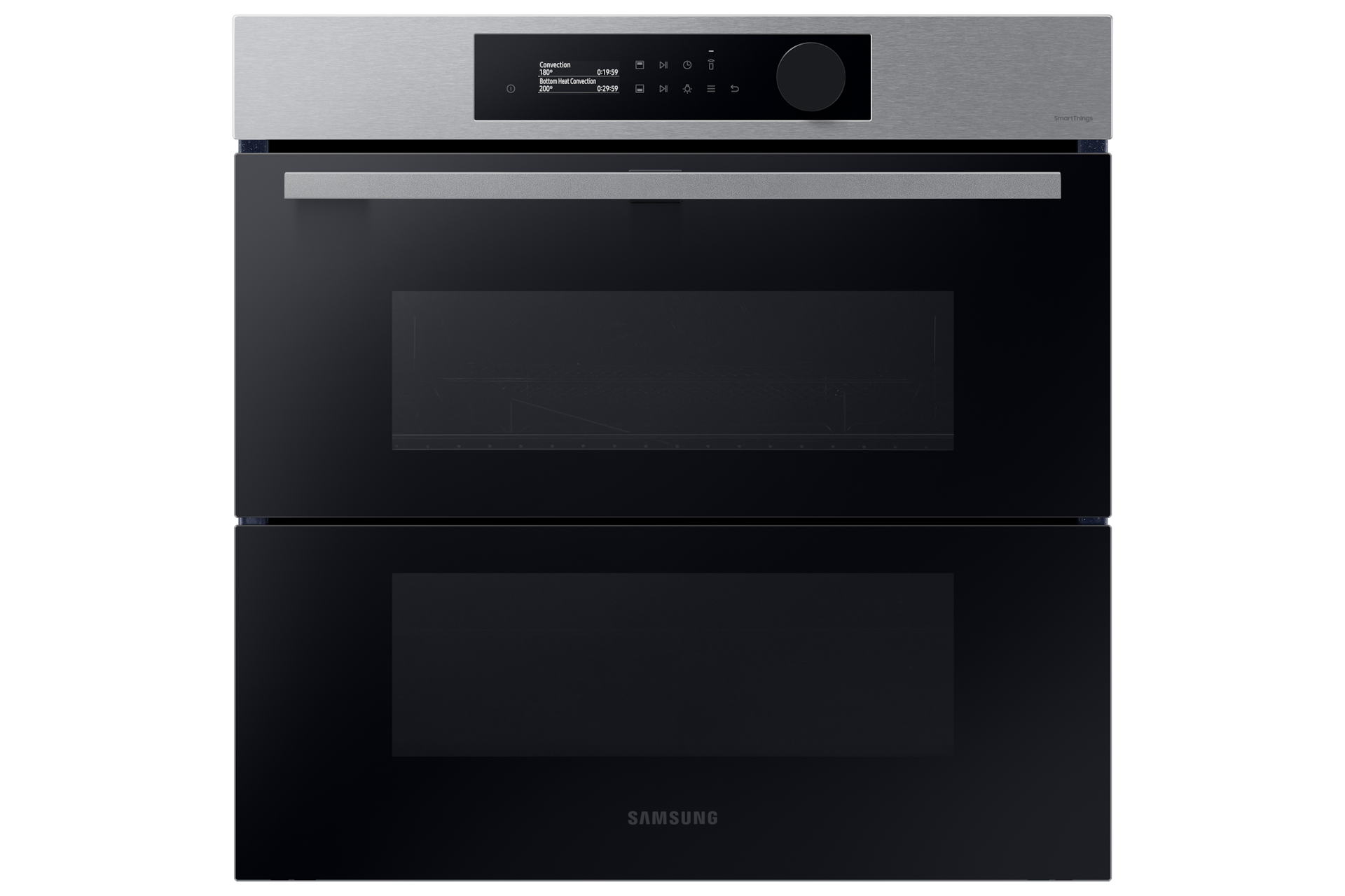 Forno Samsung Dual Cook Flex&trade; Serie 5 76L NV7B5755SBS, Silver