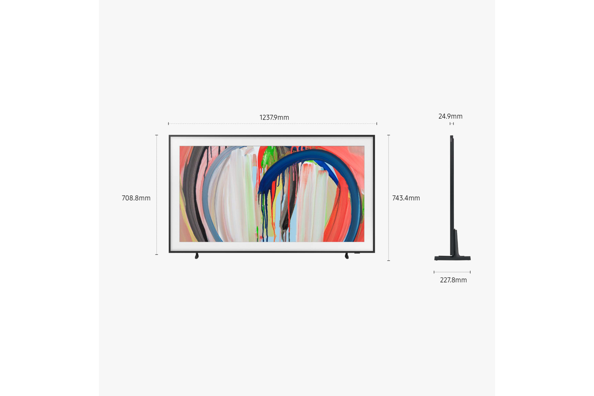 {size}" The Frame LS03HA 4K Samsung Vision AI Smart TV (2026) Front3 Black Art Mode,Glare Free with QLED