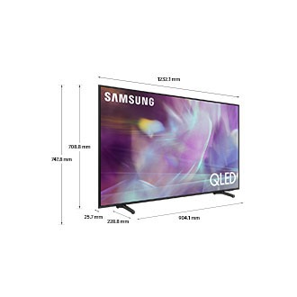 TV QLED 4K Q60A 2021 MEASURES