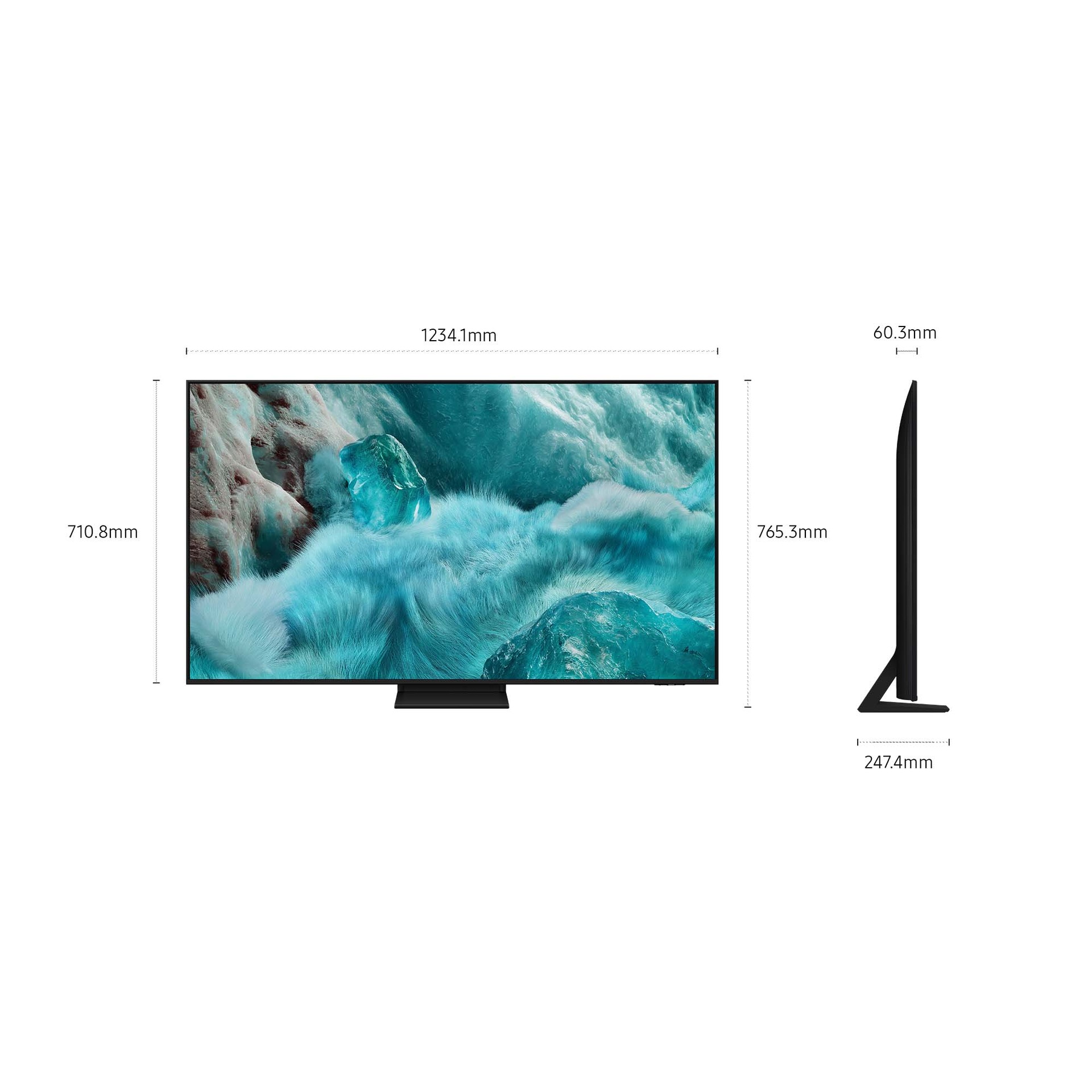 55" QLED Q7F5 4K Vision AI Smart TV (2025) Black