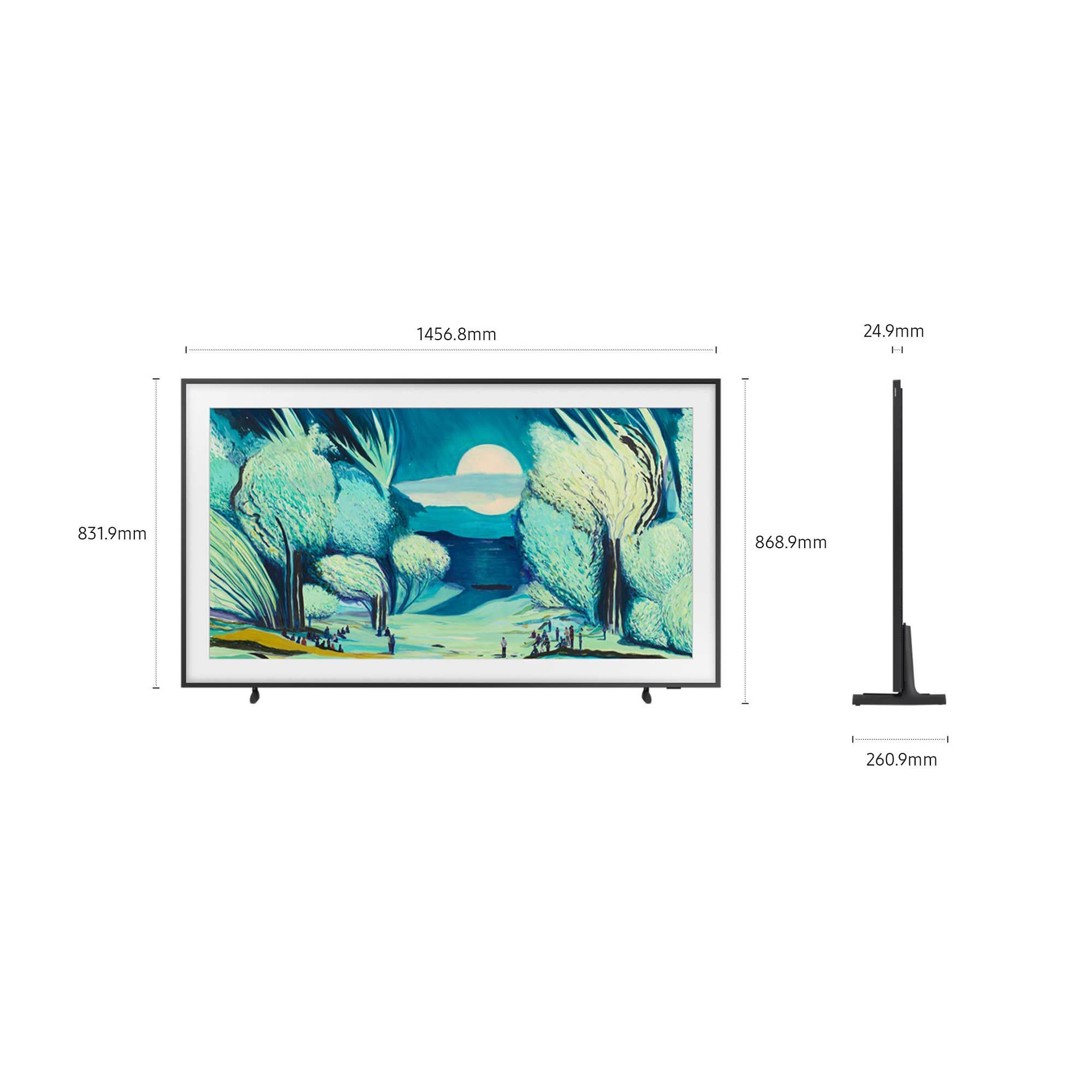 65" The Frame LS03F 4K Vision AI Smart TV (2025) Black
