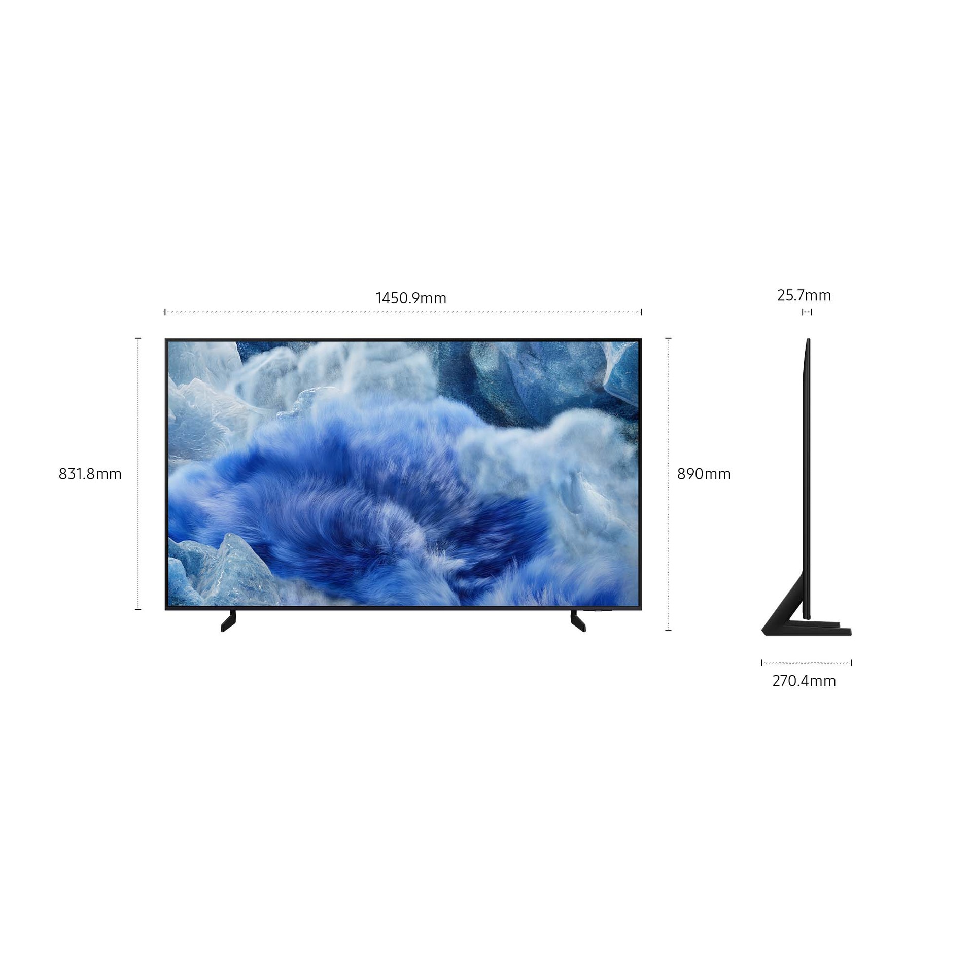 65" QLED Q8F 4K Vision AI Smart TV (2025) Titanium Gray