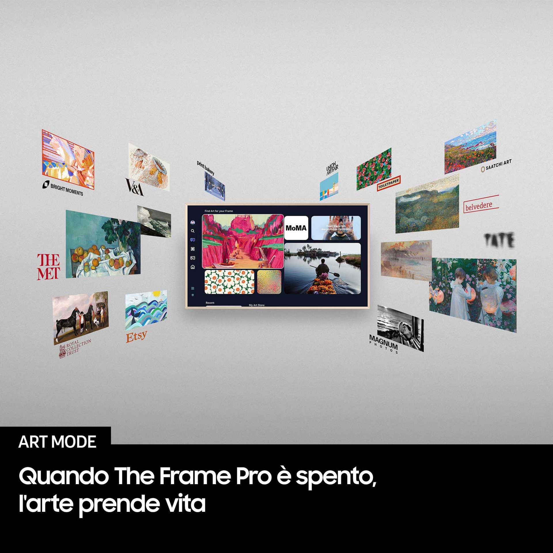 75" The Frame Pro LS03FW 4K Vision AI Smart TV (2025) Black