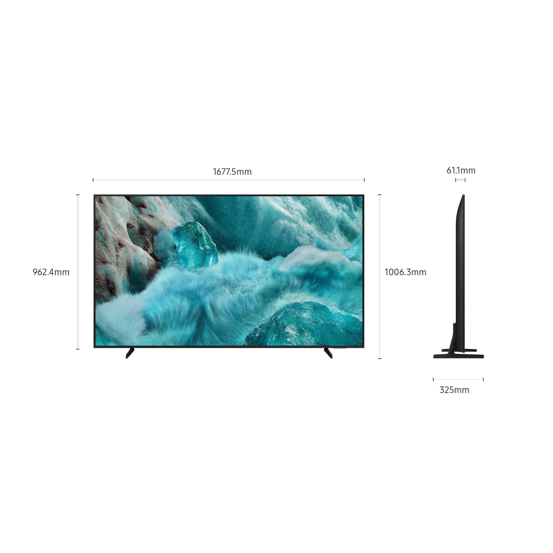 75" QLED Q7F4 4K Vision AI Smart TV (2025) Black