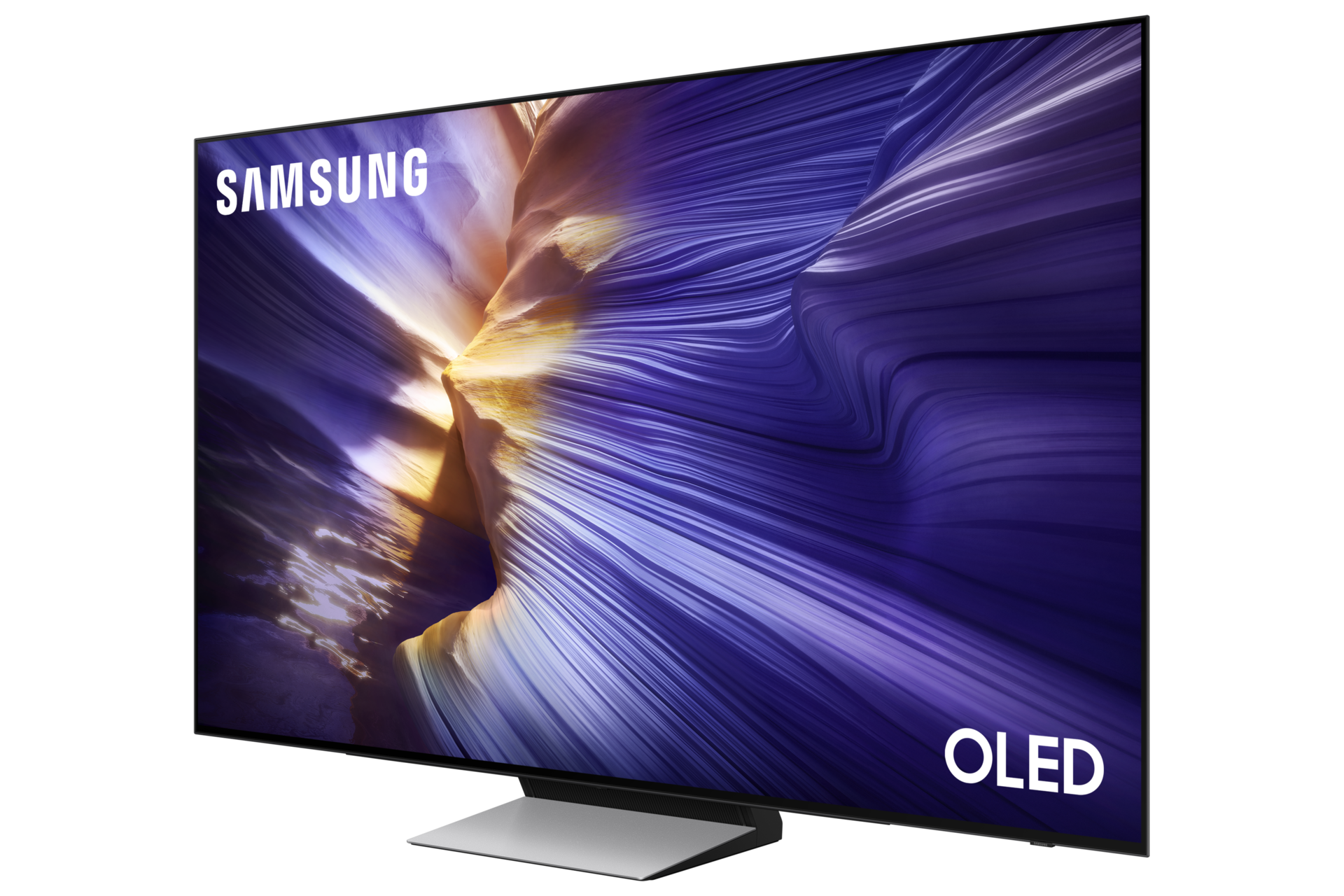 {size}" OLED S91F 4K Samsung Vision AI Smart TV (2025) R-Perspective2 Black 