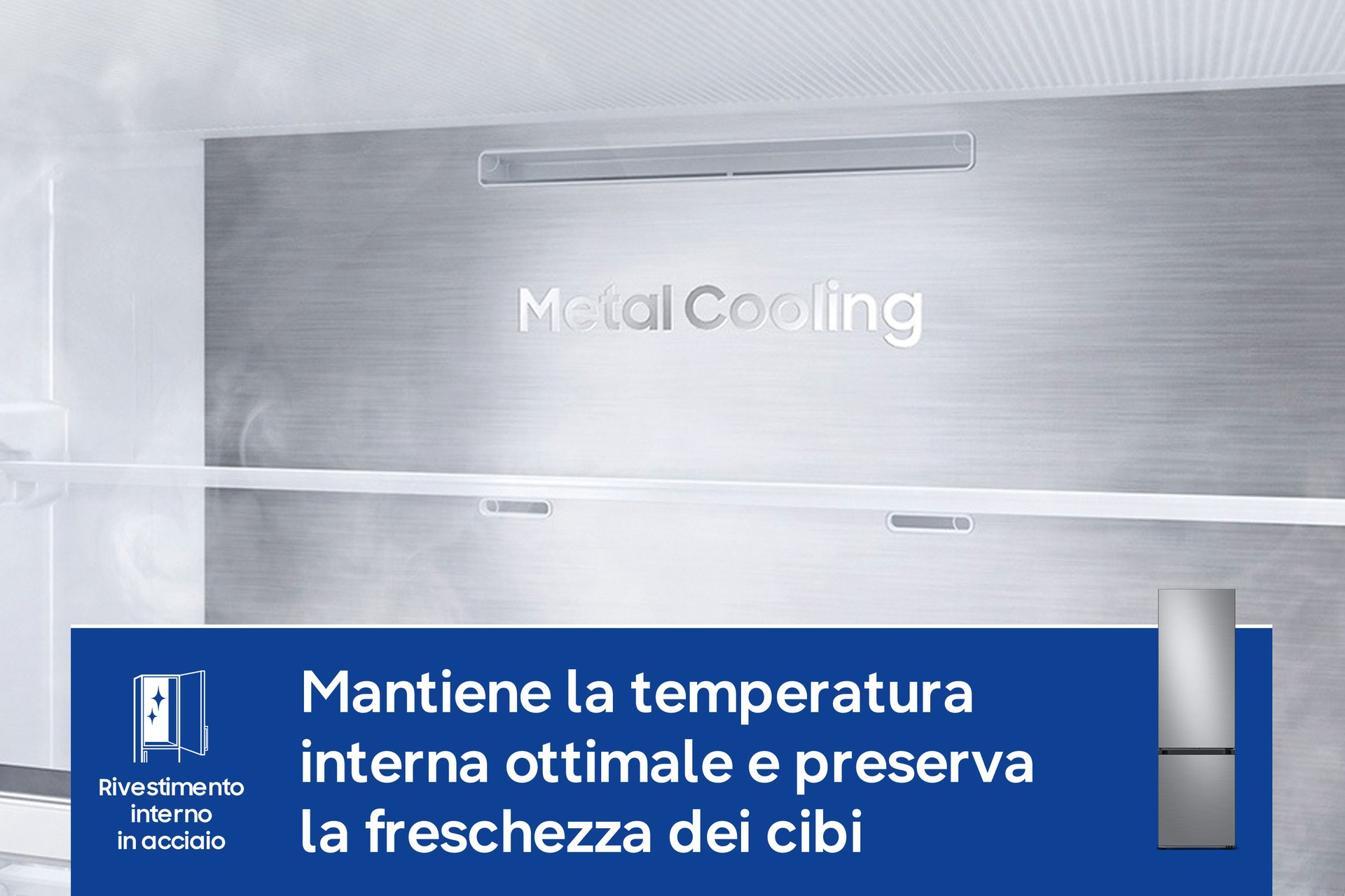 Frigorifero Combinato Samsung Bespoke AI 1.85m 344L Personalizzabile RB34C7B5DAP Prism