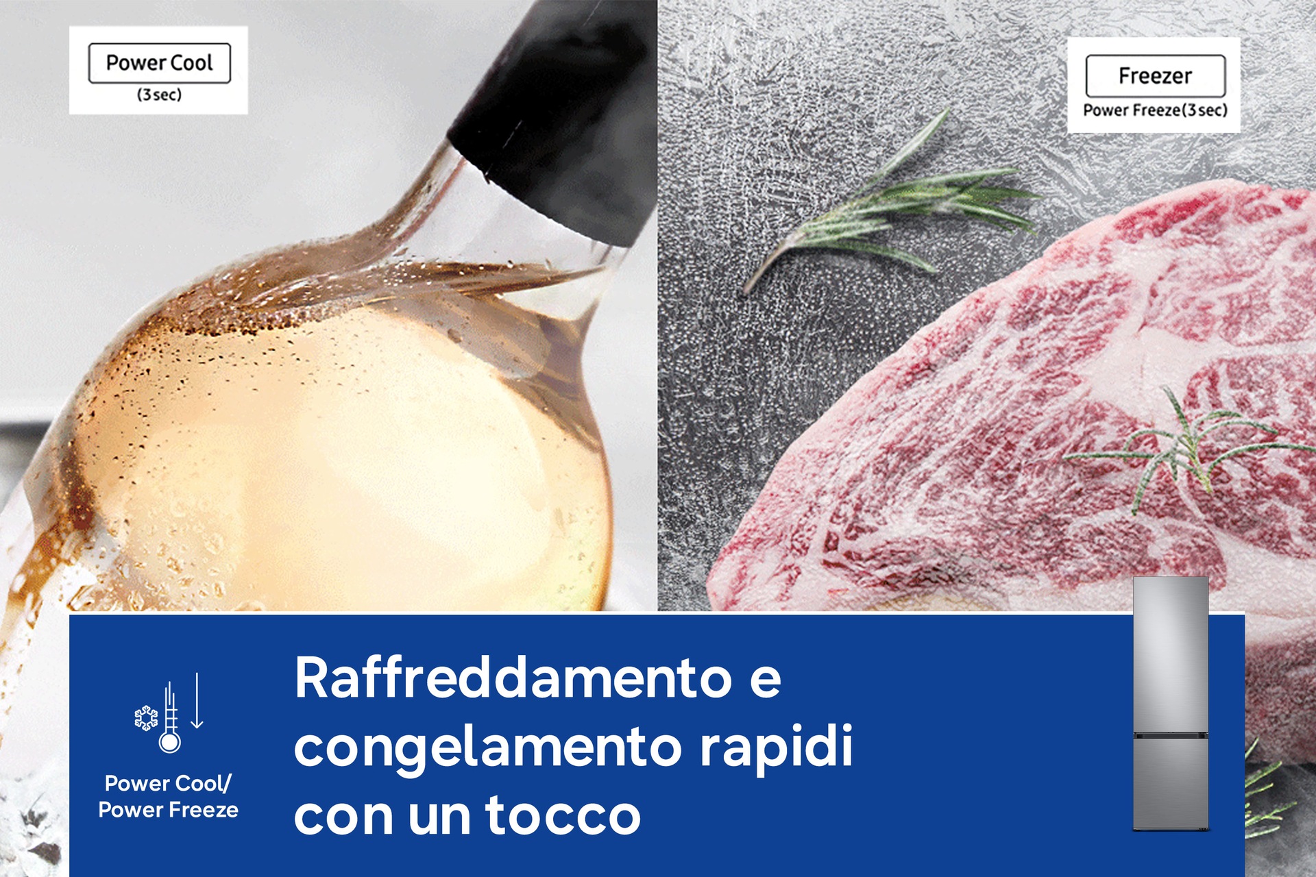 Frigorifero Combinato Samsung Bespoke AI 1.85m 344L Personalizzabile RB34C7B5DAP Prism