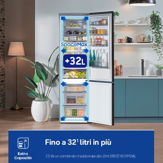 Frigorifero Combinato Samsung Bespoke AI 1.85m 344L Personalizzabile RB34C7B5DAP Prism