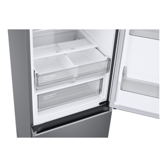 Bottom Mount Freezer with SmartThings AI energy mode and All Around Cooling RB38C705CSR/EF Detail-2Temp-Zone1 Silver 