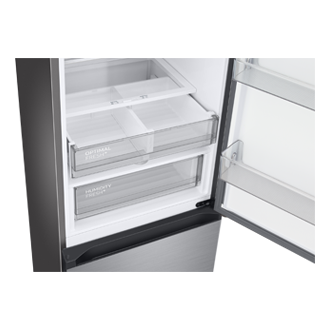 Bespoke Bottom Mount Freezer with SmartThings AI energy mode and Twin Cooling Detail-2Temp-Zone1 Silver 