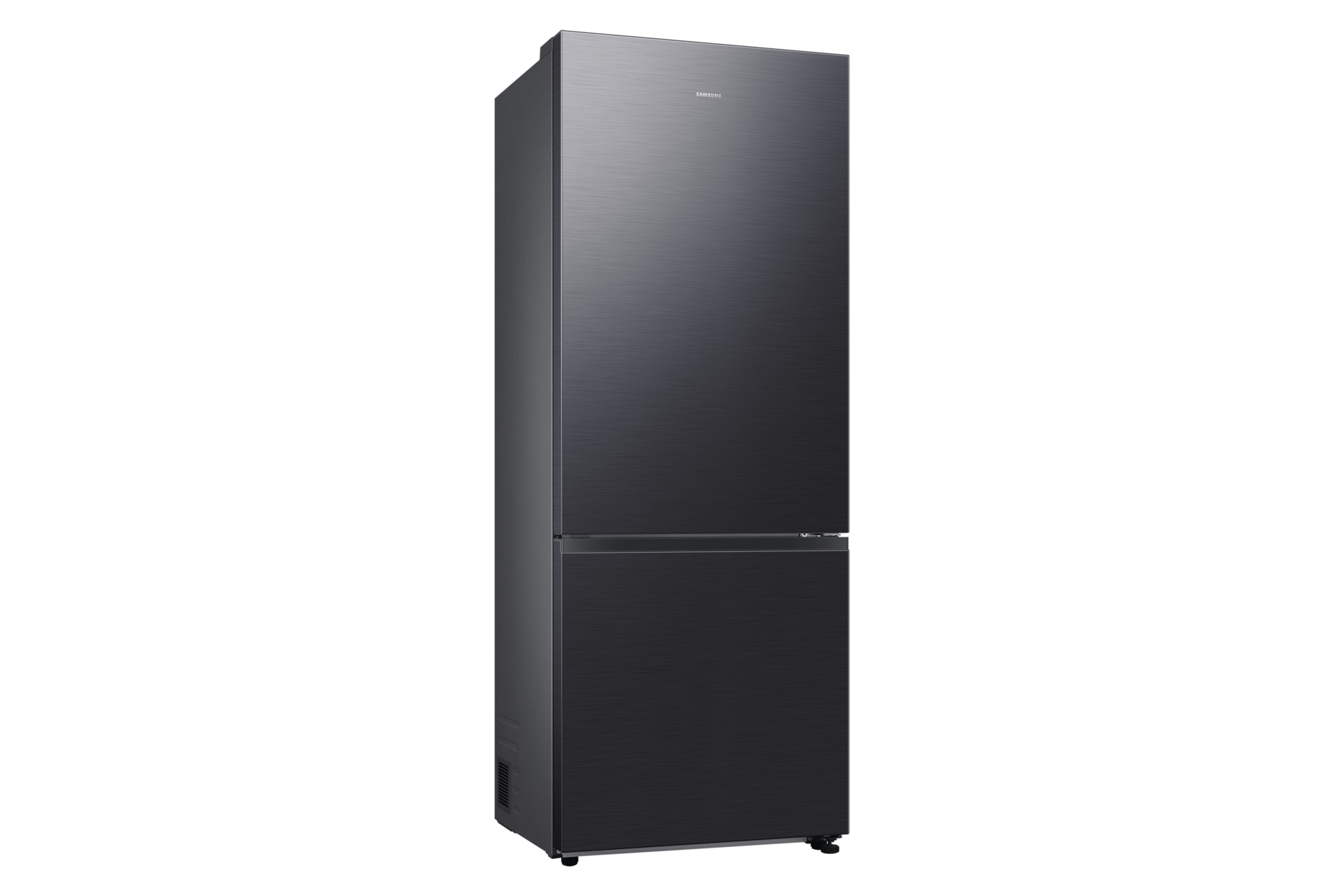 Frigorifero Combinato Samsung FIRST 75 AI largo 75cm Total No Frost 538L RB53DG706AB1EF L-Perspective Black Doi 