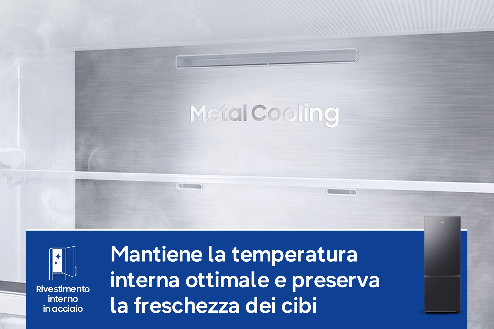 Frigorifero Combinato Samsung FIRST 75 AI largo 75cm Total No Frost 538L RB53DG706AB1EF Black Doi
