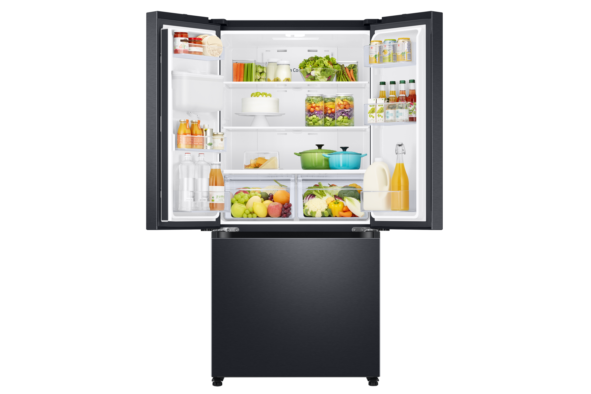 front-open-with-food Black