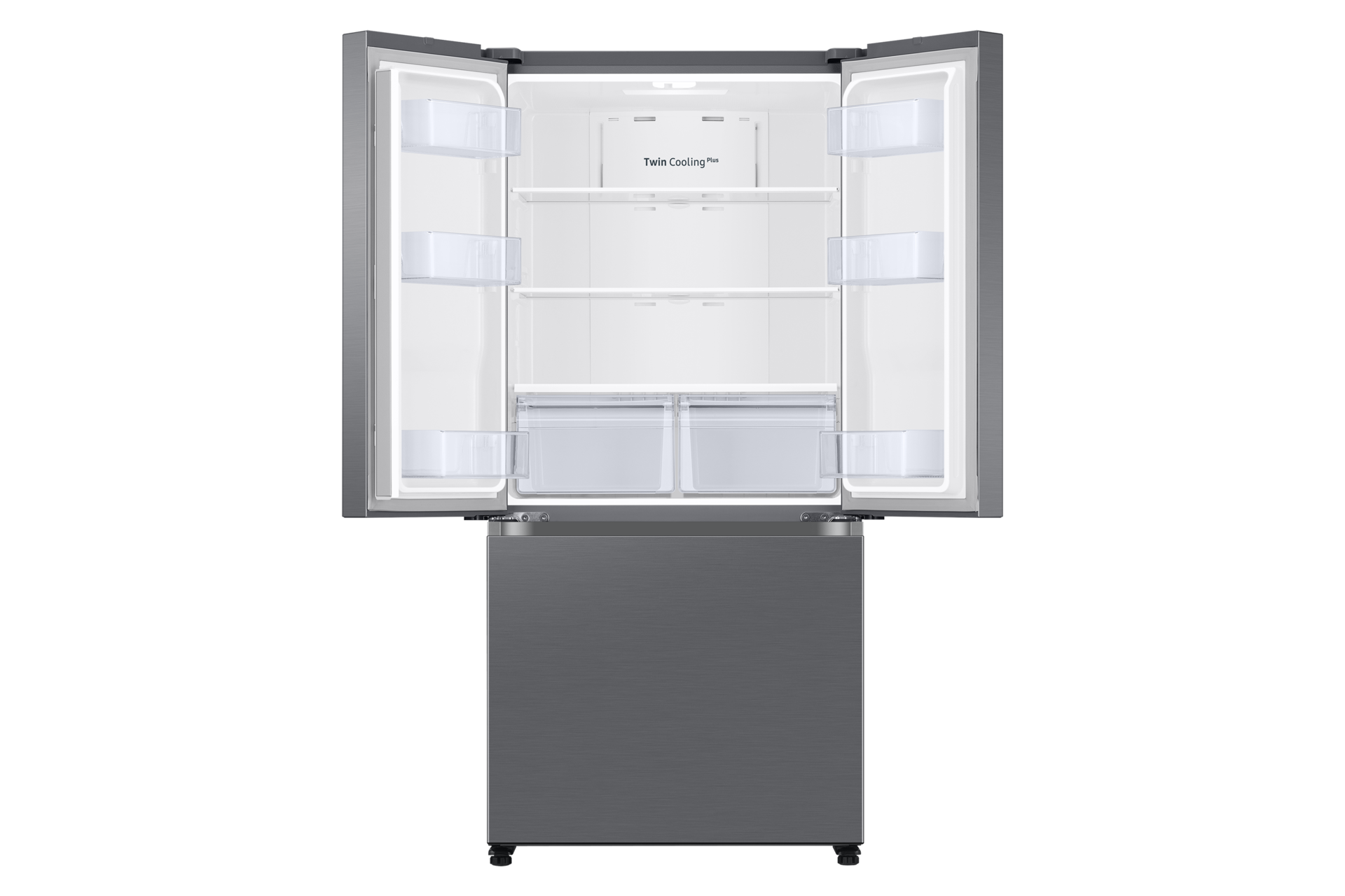 RF5000C French Door Refrigerators with SmartThings RF50C510ES9/EF Front-Open-Without-Food Silver 