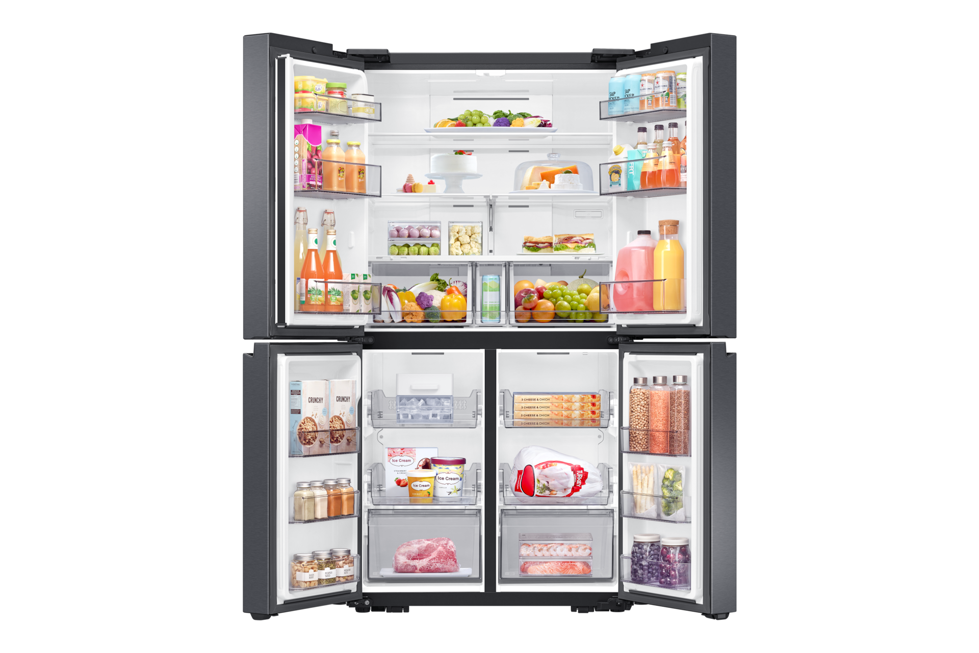 front-open-with-food Black