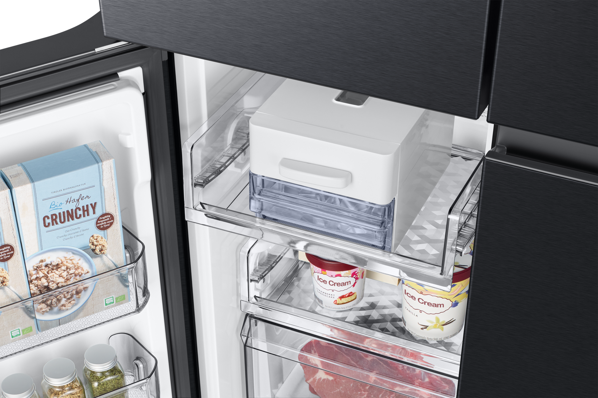 freezer-ice-bucket Black