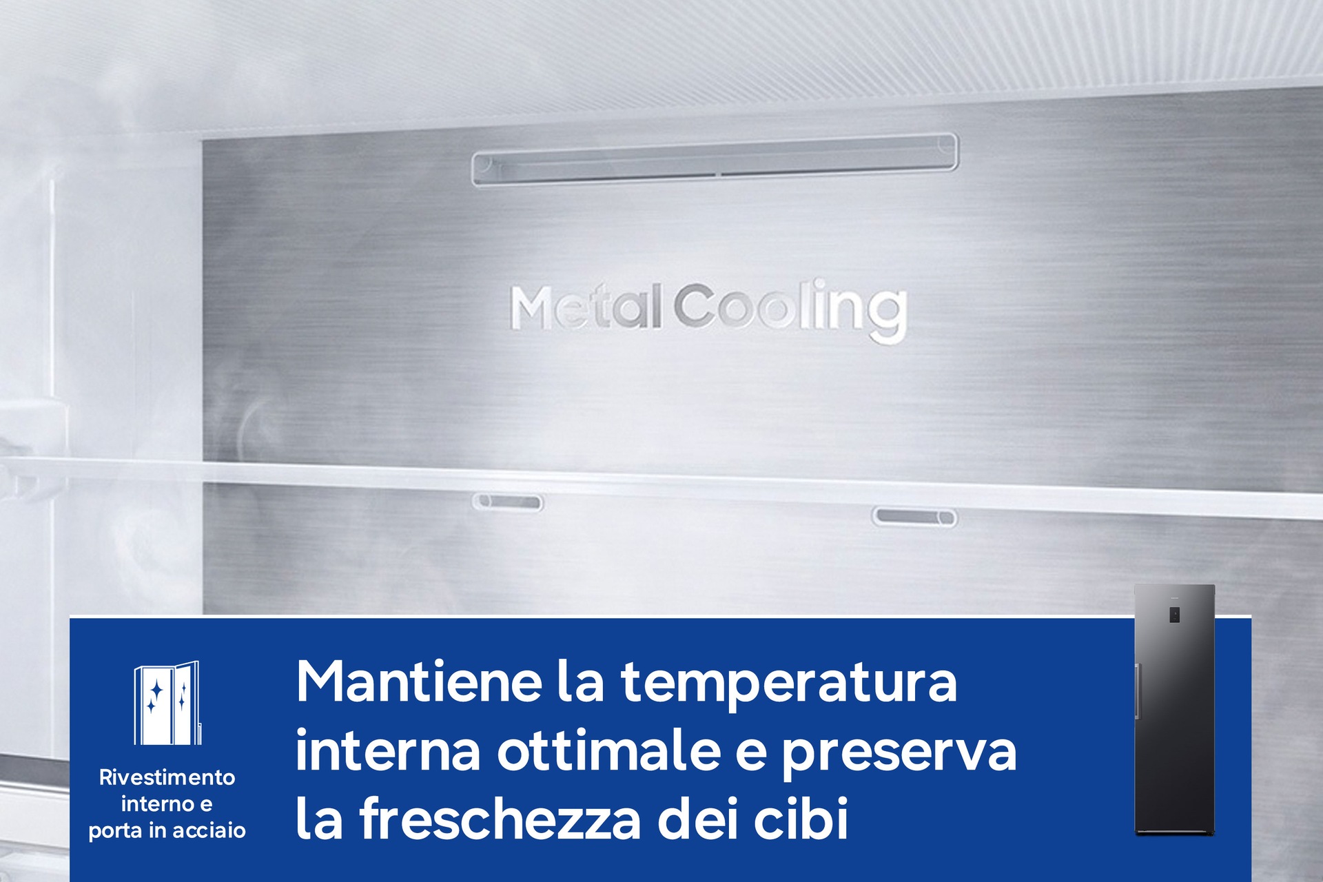 Frigorifero Monoporta Samsung Serie Bespoke AI 387L RR70H39CCTEF Black