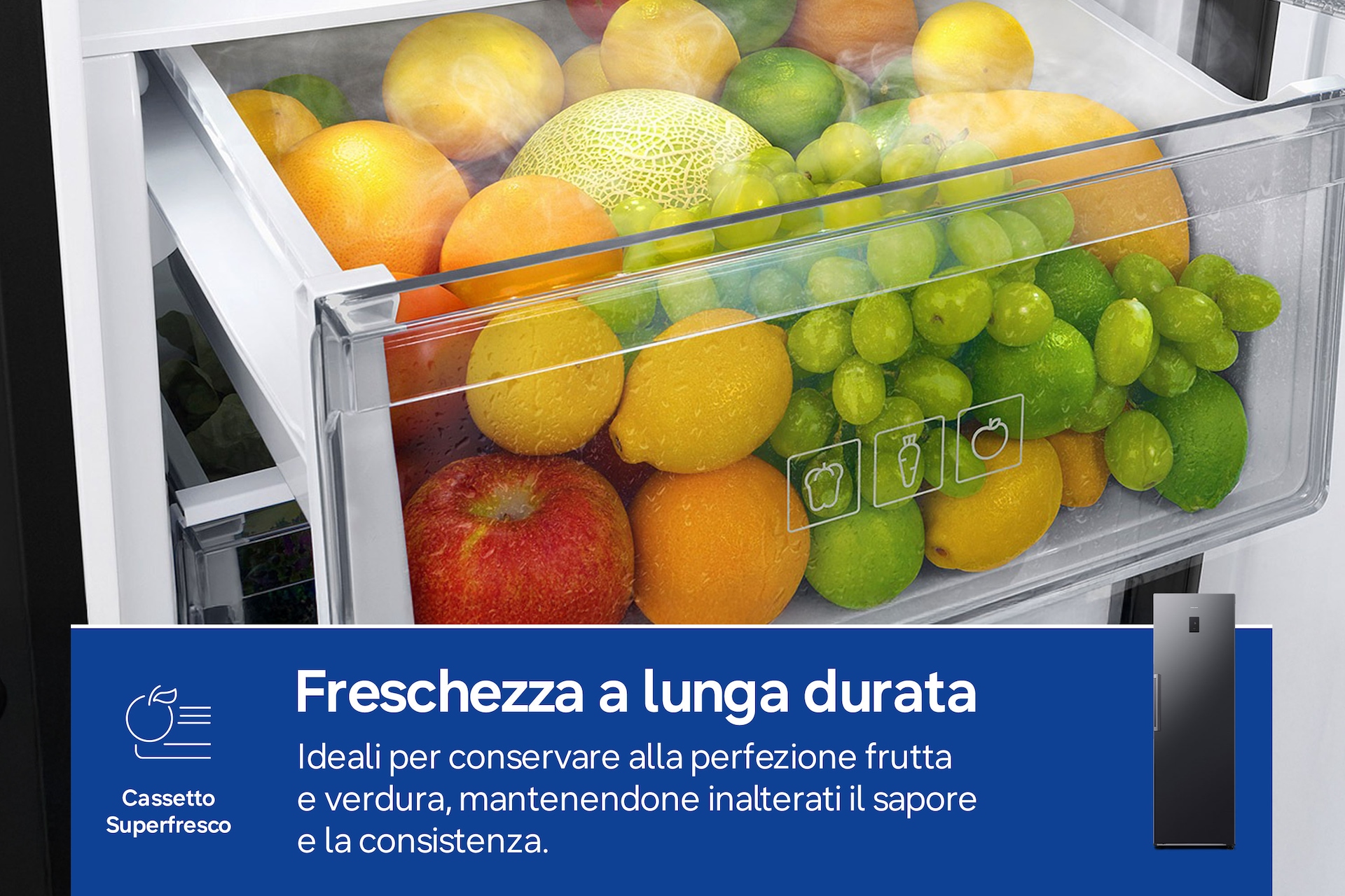 Frigorifero Monoporta Samsung Serie Bespoke AI 387L RR70H39CCTEF Black