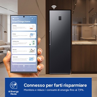 Frigorifero Monoporta Samsung Serie Bespoke AI 387L RR70H39CCTEF Black