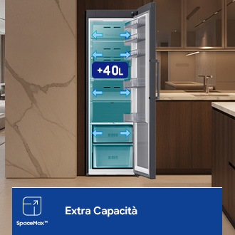 Frigorifero Monoporta Samsung Serie Bespoke AI 387L RR70H39CCTEF Black