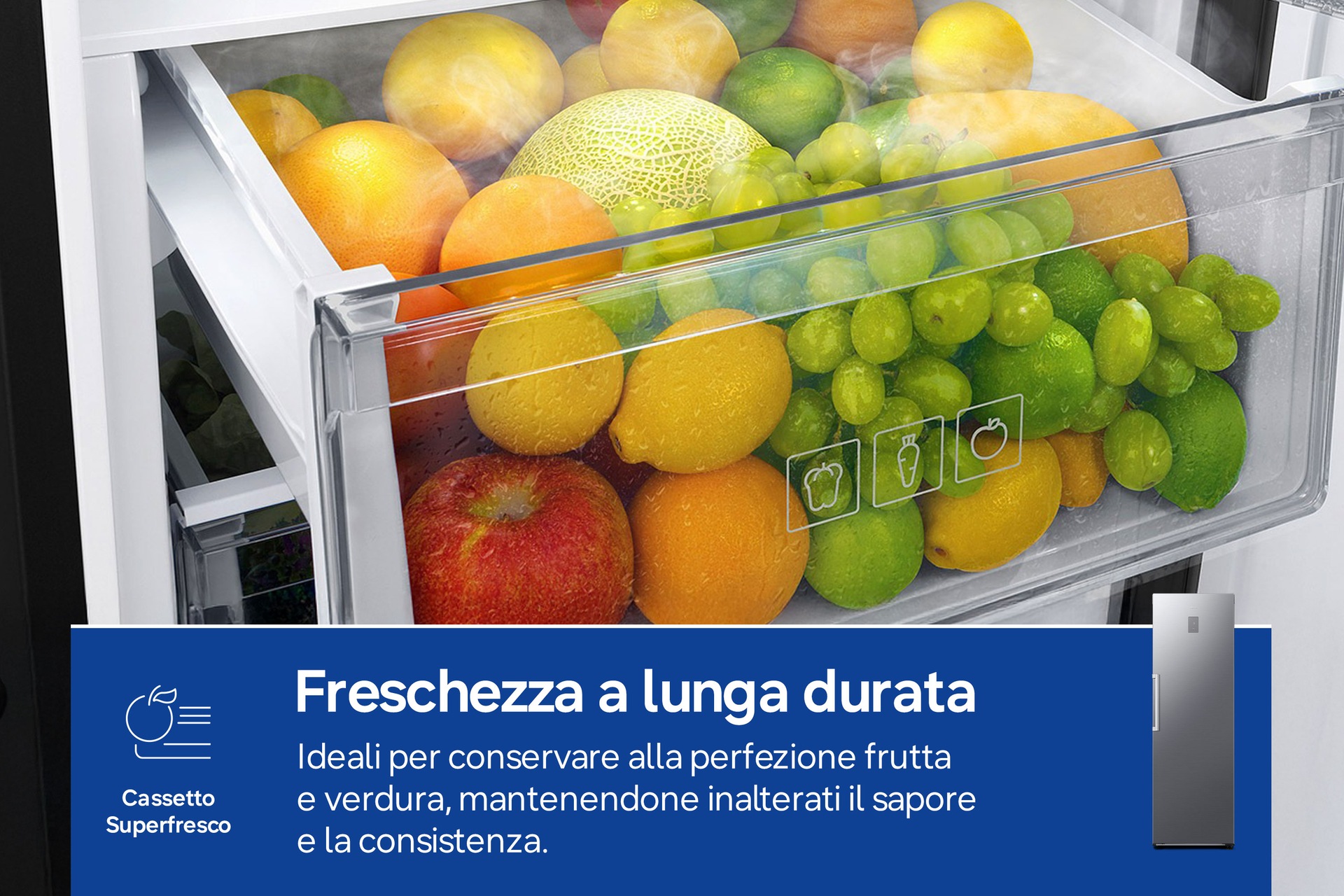 Frigorifero Monoporta Samsung Serie Bespoke AI 387L RR70H39CCTEF Silver