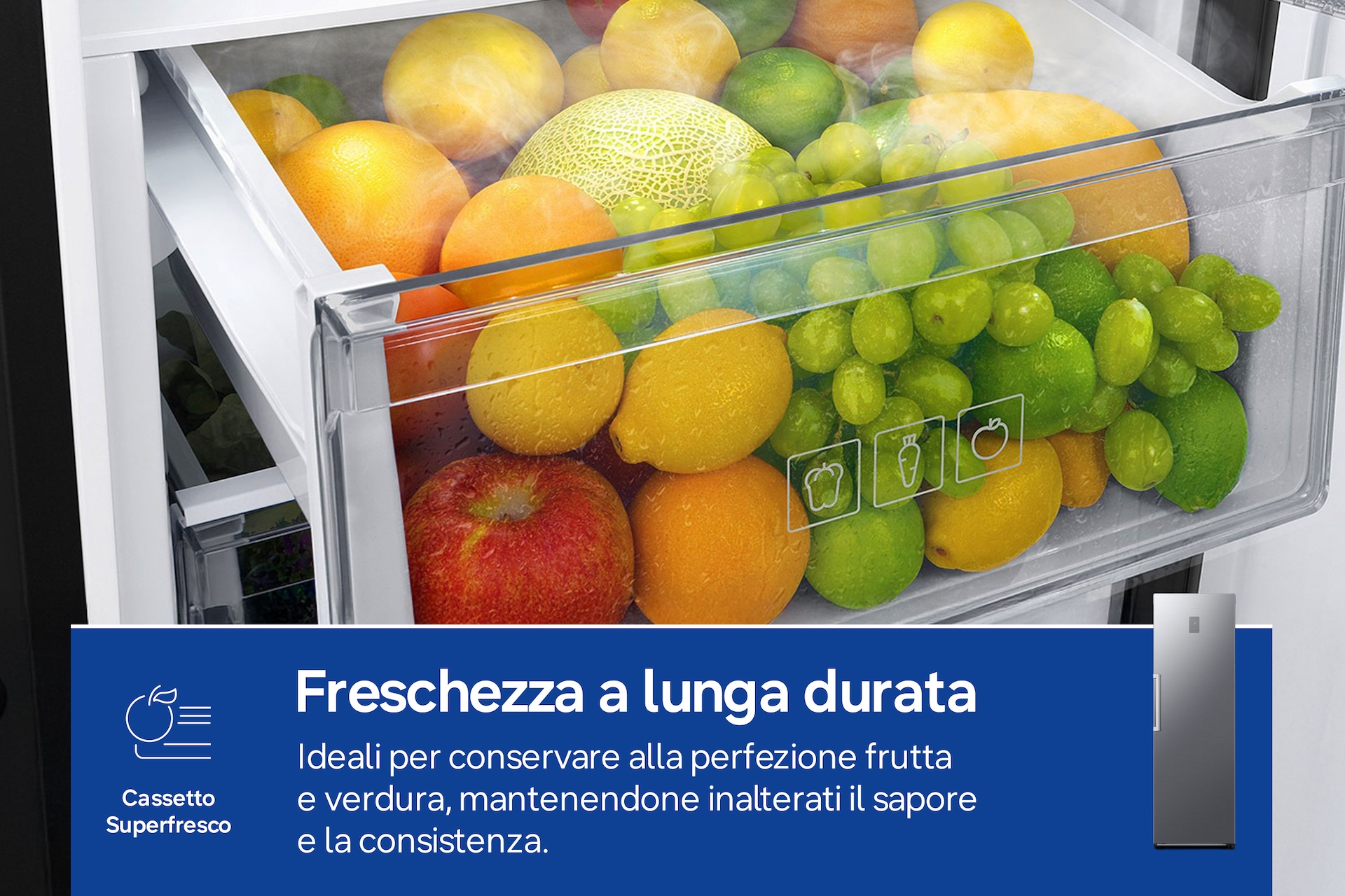 Frigorifero Monoporta Samsung Serie Bespoke AI 387L RR70H39CCTEF Silver