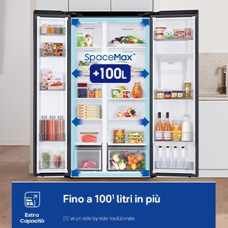 Frigorifero Side by Side Samsung Air Space AI 583L RS57DG400EM9EF Inox