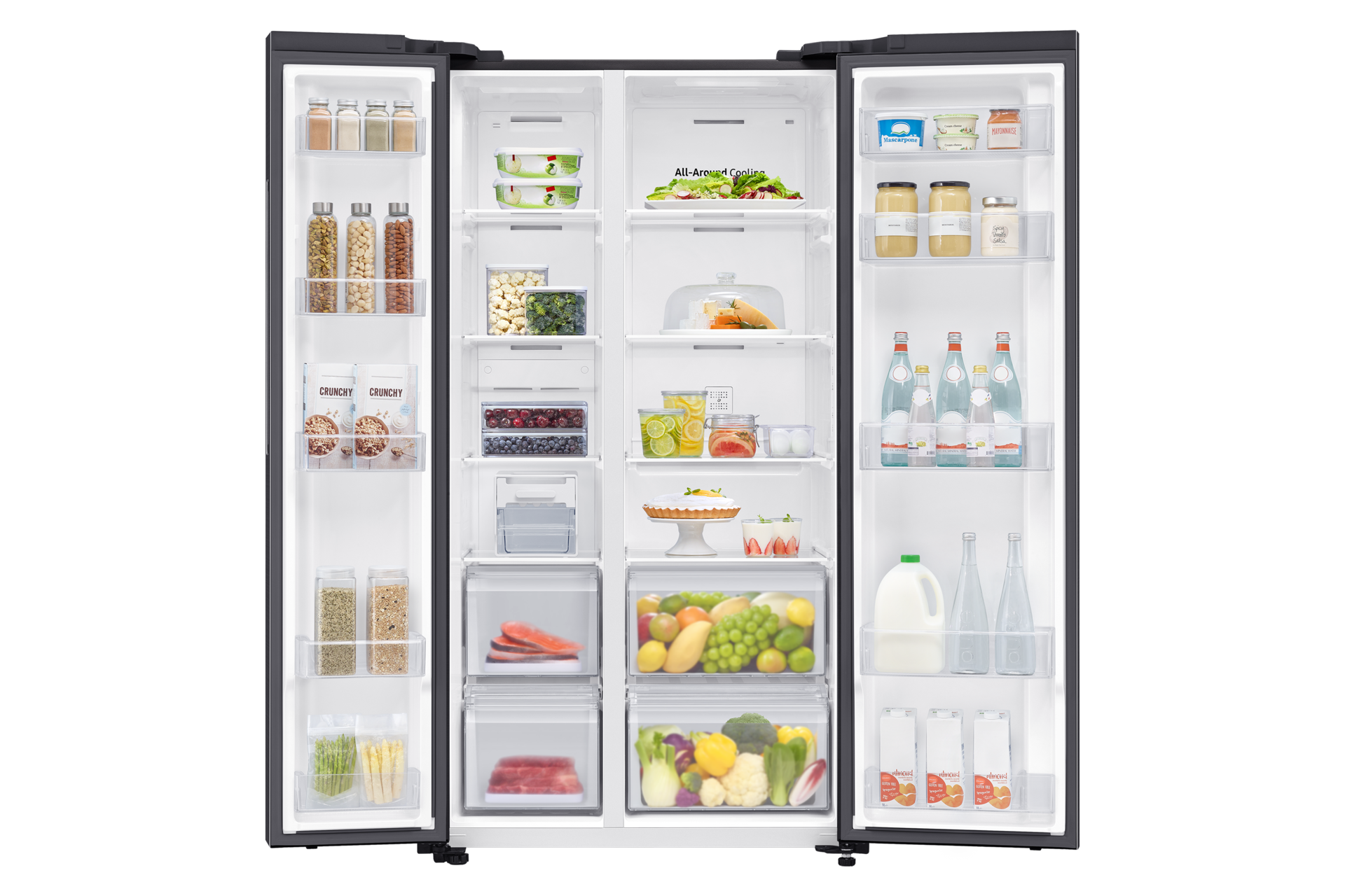 front-open-with-food Black