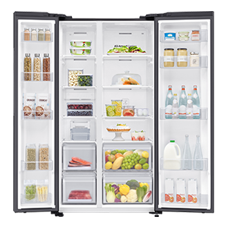 front-open-with-food Black