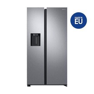 Side by Side Serie 8000 RS68N8242SL Silver