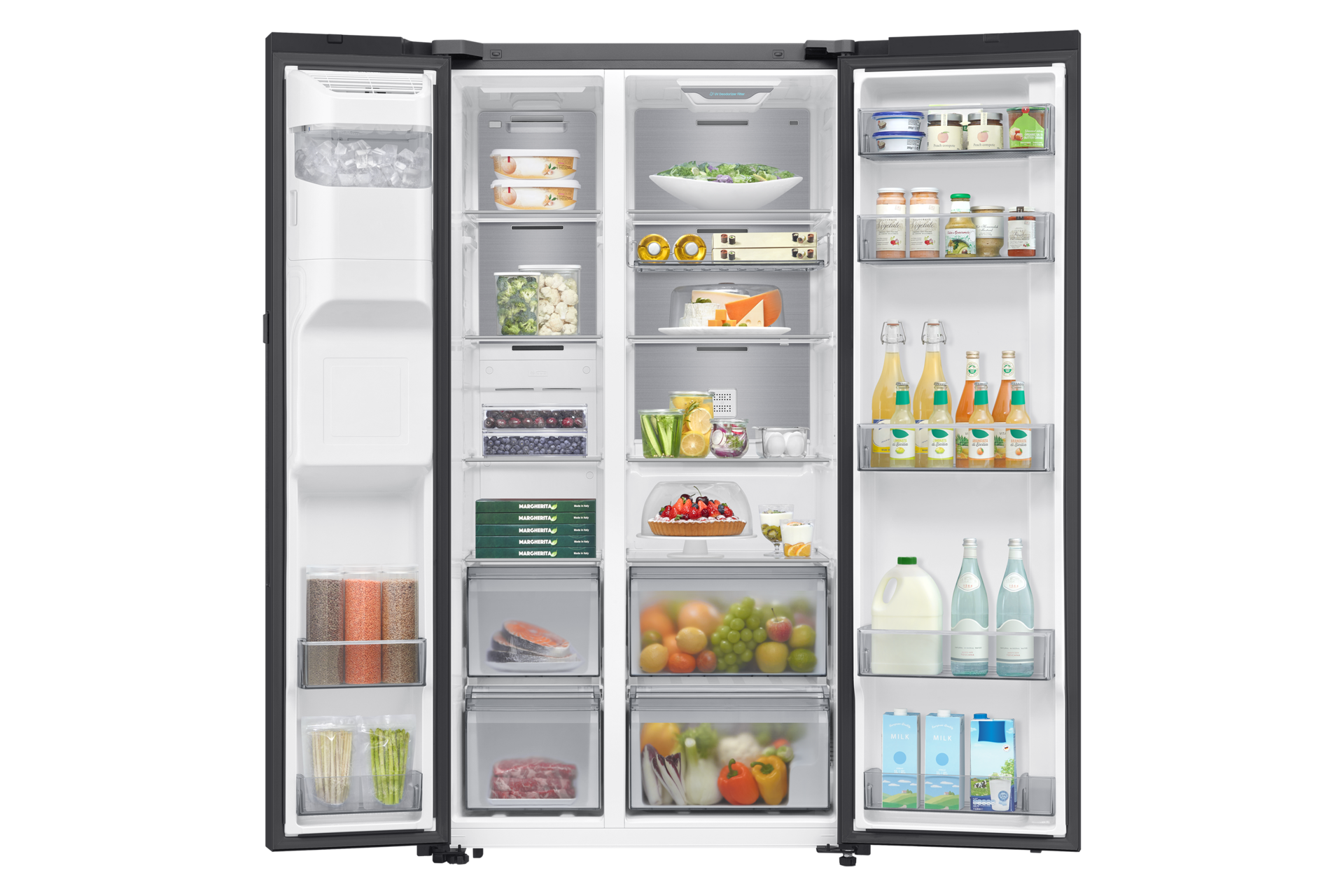 front-open-with-food Clean Black