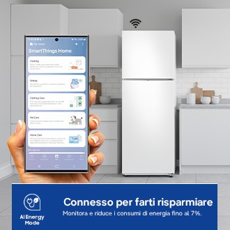 Frigorifero Doppia Porta Samsung EcoFlex AI 305L RT31CG5624S9 White