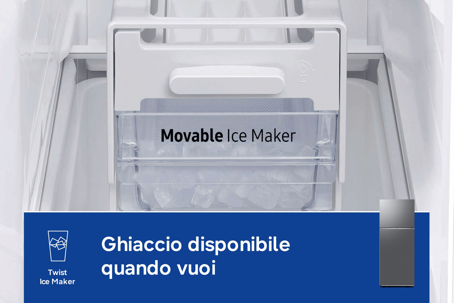 Frigorifero Doppia Porta Samsung EcoFlex AI 415L RT42CG6644S9ES Refined Inox