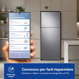 Frigorifero Doppia Porta Samsung EcoFlex AI 415L RT42CG6644S9ES Refined Inox