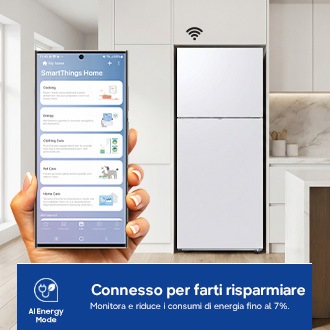 RT6300C Top Mount Freezer Refrigerators with SmartThings AI Energy Mode White