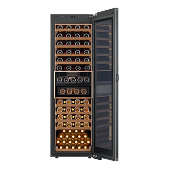 front-open-with-wine Black